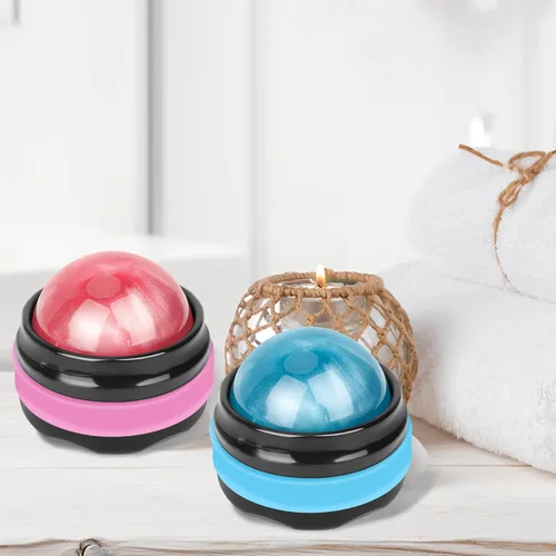 Miniatura 7 de Coolrunner Pelota de Masaje, Masajeador de Rodillo Manual, Paquete de 2 Herramientas Portátiles de Terapia de Auto-Masaje y Relajación de Cuerpo