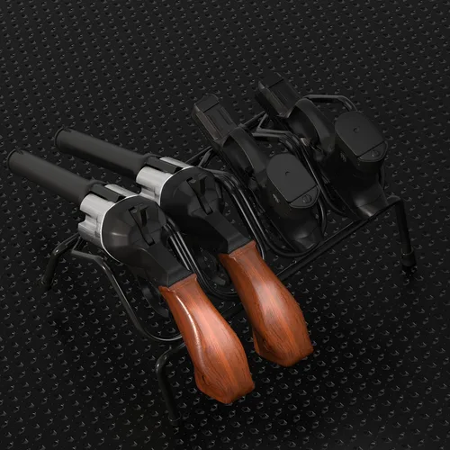 Miniatura 6 de Adoreal Estante para pistola seguro para armas, soporte para 4 pistolas para almacenamiento de gabinetes de armas y organizado universal