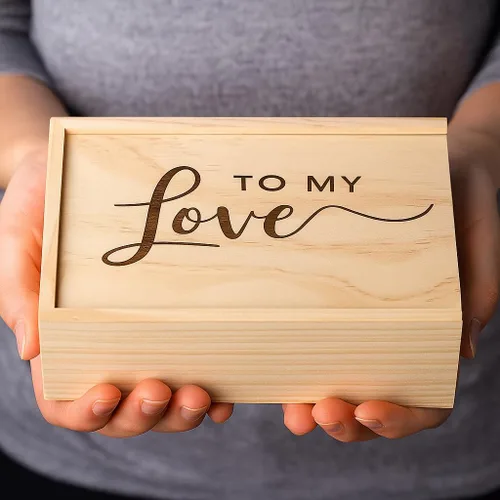Miniatura 14 de Koyal Wholesale Caja de recuerdo grabada para álbum de fotos de boudoir solo para tus ojos, regalo de despedida de soltera para novia futura boda