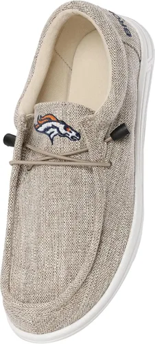 Miniatura 125 de FOCO Men's NFL Team Logo Lightweight Loafers Lace Up Cotton Knit Shoes