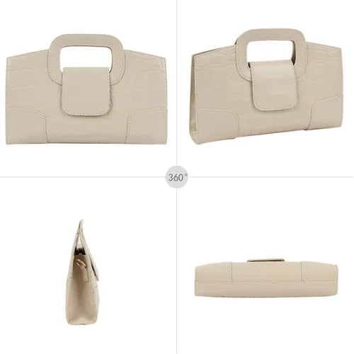 Miniatura 45 de ZLMBAGUS - Bolso de mano para mujer, diseño vintage con solapa y asa, de piel sintética, para llevar al hombro