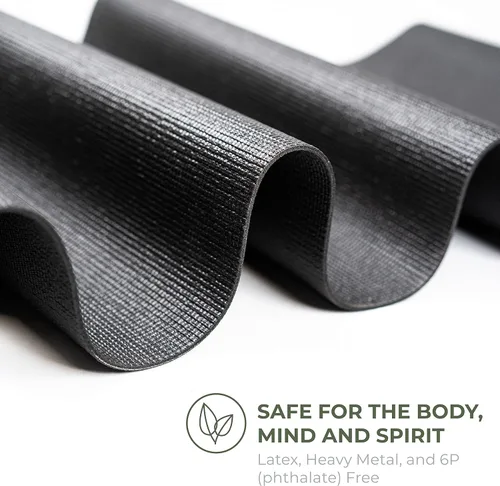Miniatura 2 de Explora rollo de esterilla de yoga, 24 pulgadas x 100 pies, tapete de gimnasio antideslizante de 0.157 in de grosor para entrenamiento en casa