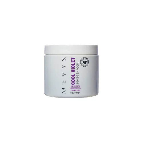 MEVYS Máscara de cabello segura de color violeta fresco, 16 onzas líquidas, mascarilla para el cabello para proteger el color y tratar el color,