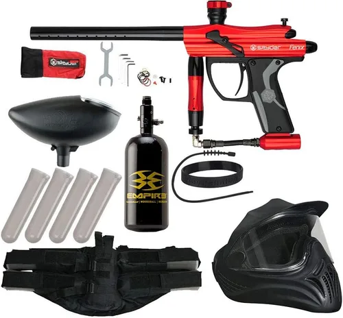 Miniatura 3 de Action Village Kingman Spyder Fenix - Kit de pistola de paintball legendaria Lima brillante