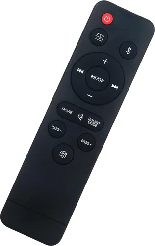 Miniatura 2 de Control remoto de repuesto aplicable para ONN Soundbar 100043839 Sistema de altavoces de barra de sonido