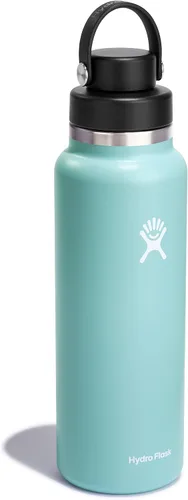 Miniatura 3 de Hydro Flask Botella de agua – Acero inoxidable aislado – Tapa de boca ancha para chug, antiderrames, a prueba de fugas en rocío de 40 onzas Dew