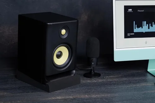 Miniatura 7 de Sound Addicted - Almohadillas de aislamiento para monitor de estudio para monitores de 5 pulgadas, par de dos espuma acústica de alta densidad que