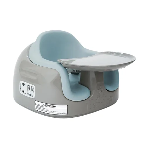 Miniatura 22 de Bumbo Asiento múltiple 3 en 1 para 6 a 36 meses, asiento de viaje para bebés y bebés para alimentar y jugar, Agave, elevador portátil todo en uno