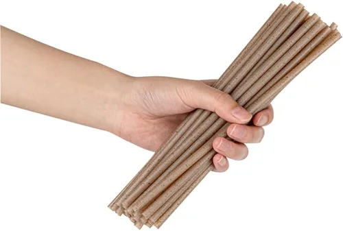 Miniatura 10 de Restaurantware-Basic Nature Disposable Straws,Sustainable Straws - Sturdy, Won't Alter Flavors, Brown PLA/Coffee Ground Straw, For Hot And Cold