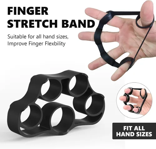 Miniatura 3 de Kit de fortalecimiento de agarre de mano con fortalecedor de muñeca, juego definitivo para entrenamiento de antebrazo, entrenador de fuerza