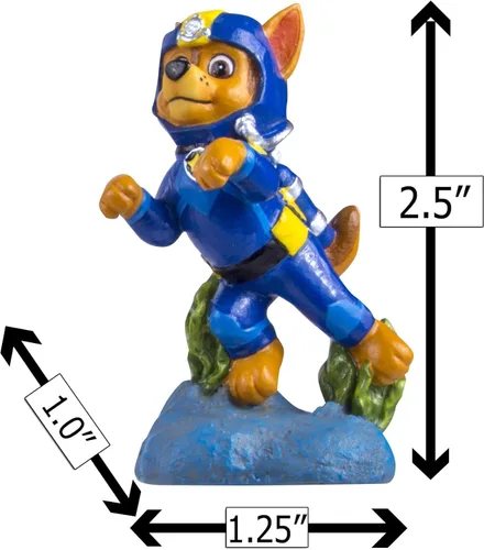 Miniatura 4 de Penn-Plax Adorno de acuario de Paw Patrol con licencia oficial – Skye – Tamaño mini (paquete de 2)