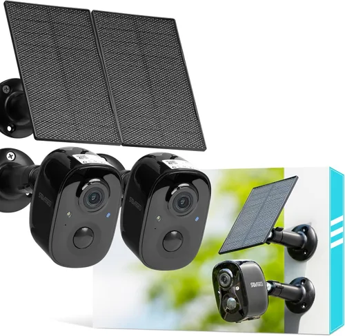 Miniatura 18 de SOVMIKU CG6 Mejor cámara de seguridad solar inalámbrica para exteriores, cámara alimentada por batería, fácil de configurar, detección de movimiento