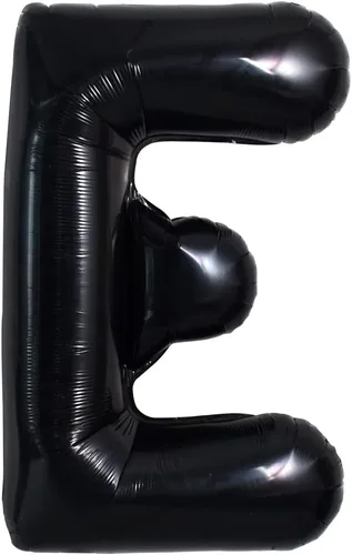 Miniatura 46 de TONIFUL Globos grandes de helio de letras B negras grandes de 40 pulgadas, globos de aluminio Mylar para decoración de suministros de fiesta