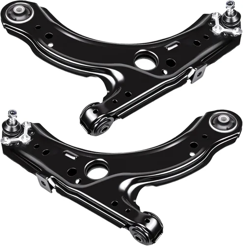 TUCAREST 2 piezas K620717 K620718 brazo de control inferior delantero derecho y conjunto de rótula compatible con V-W MK4 Beetle Golf Jetta City