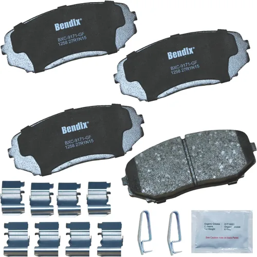 Miniatura 432 de Pastillas de freno delanteras cerámicas Bendix Priority1 CFC2302 para Hyundai Elantra 2021, Sonata 2022-2020, Kia K5 2023-2021