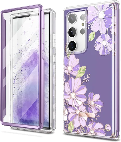 Miniatura 10 de SURITCH Funda para Samsung Galaxy S23 Ultra, [Protector de Pantalla Integrado] [Protección de Doble Capa] Protección Completa Resistente a Golpes