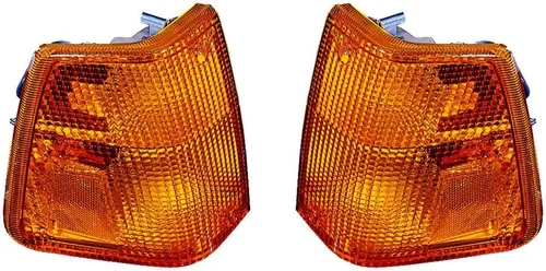 Miniatura 5 de Para Volvo WI Integral Aero Sleeper Conjunto de luz de señal 1996 1997 lado del pasajero Lente amarilla para WH2551100 1114976