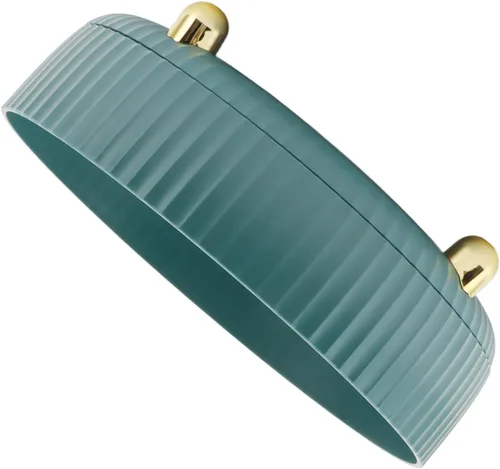 Miniatura 4 de Lazy Susan - Organizador giratorio de gran capacidad, organizador de perfumes de maquillaje antideslizante de gran capacidad, almacenamiento de Verde