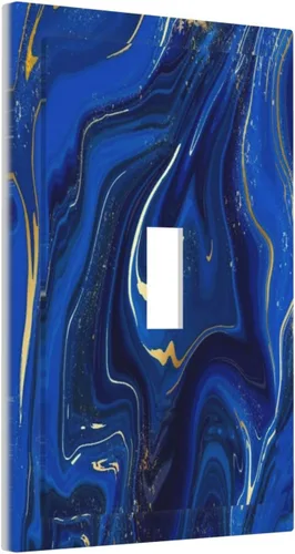 Miniatura 56 de Cubierta de interruptor de luz basculante individual náutico con velero, faro, brújula, ancla, mapa de 1 gang - Placa de pared eléctrica decorativa