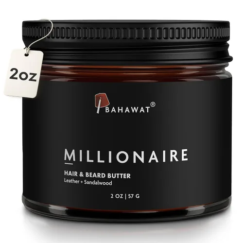 Miniatura 10 de BAHAWAT Acondicionador sin enjuague para hombres - Tabaco y Oud - Fortalece y suaviza mientras alivia la picazón - Fabricado en Estados Unidos