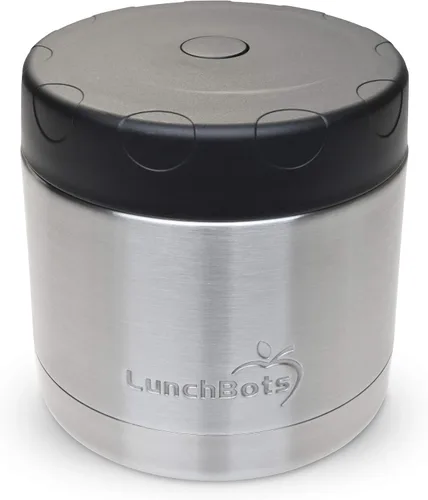 Miniatura 10 de LunchBots Termo térmico de acero inoxidable de 12 onzas de boca ancha – Termo aislado con tapa ventilada – Mantiene la comida caliente o fría