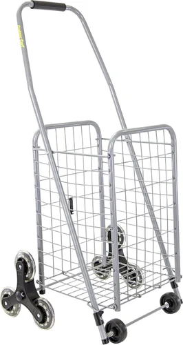 Miniatura 17 de Productos dbest - Carro de compras con ruedas para escaleras, plegable y compacto, con cesta de lavandería, carrito utilitario ligero y plegable