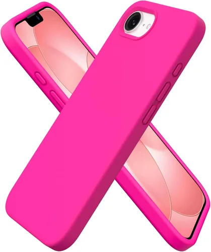 Miniatura 28 de ORNARTO Funda compatible con iPhone 16e de 6.1 pulgadas (2025), silicona líquida de 3 capas cubierta completa de goma de gel suave, funda protectora