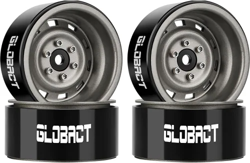 Miniatura 6 de GLOBACT 1.9 Beadlock Wheels - Cubo de rueda RC para 1/10 TRX4 TRX6 Axial SCX10 I II III Pro Redcat RC Crawler accesorios de actualización