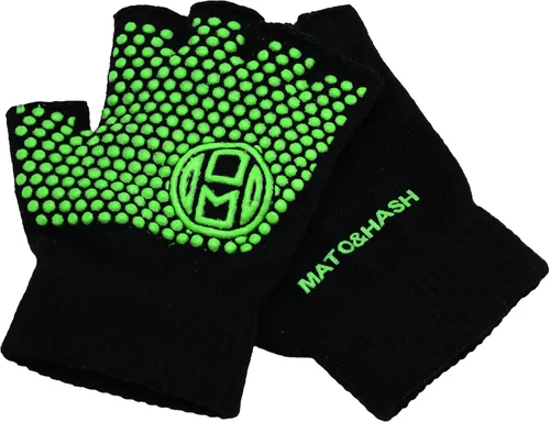 Miniatura 2 de Mato & Hash Guantes de agarre sin dedos para yoga, pilates