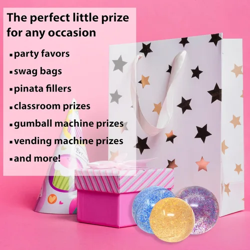 Miniatura 5 de Kiddie Play 25 Bouncy Balls for Kids Party Favors Bouncy Ball 27mm Superball Small Rubber Balls for Kids