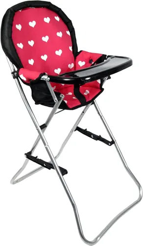 Miniatura 9 de Silla alta plegable para muñeca de bebé, accesorios para muñecas, muñecas y accesorios para silla alta para muñecas de 18 pulgadas, juego