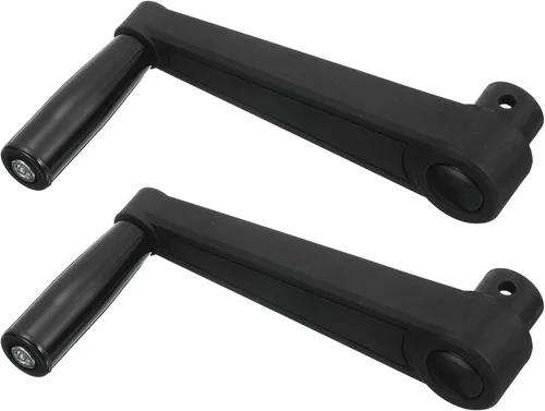 Miniatura 7 de uxcell 2 piezas de mango giratorio de 0.315 x 3.346 in (diámetro x L), mango de manivela de torno universal de repuesto para máquina de molienda