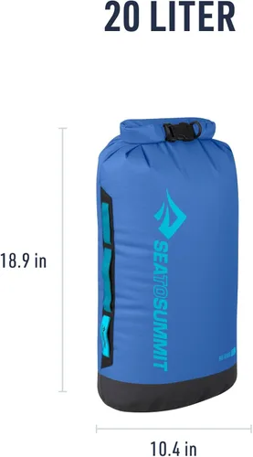 Miniatura 6 de Sea to Summit Big River Bolsa seca, almacenamiento seco de alta resistencia, 20 litros, azul surf Azul (Surf Blue)