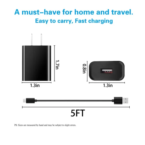Miniatura 8 de Cargador de teléfono portátil USB A a C, cable de carga rápida compatible con iPhone 17 Pro Max 15 Plus 17 Air/iPad Pro 13 Air/Samsung Galaxy S25