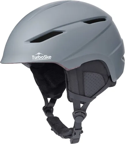 Miniatura 10 de Casco de esquí - Compatible con audio y ligero, estándar ASTM para hombres, mujeres y jóvenes Negro mate