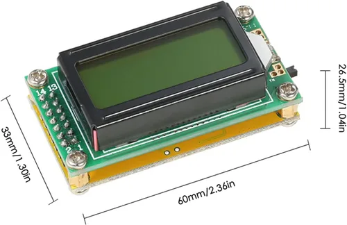 Miniatura 7 de 1 contador de frecuencia de alta precisión, probador de contador de frecuencia de 1 a 500 MHz, medición de pantalla LCD digital con conector SMA