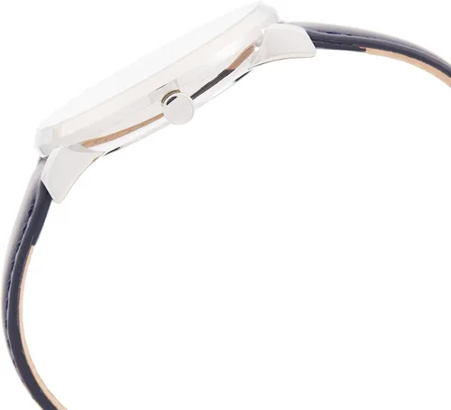 Miniatura 4 de Lacoste Reloj de cuarzo de acero inoxidable con correa de cuero azul 195 modelo 2010975