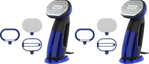 Miniatura 9 de Conair 2 en 1 Vaporizador de Mano y Plancha para Ropa, Turbo ExtremeSteam Vaporizador de Ropa de 1875W y Plancha de Ropa, Negro / Azul