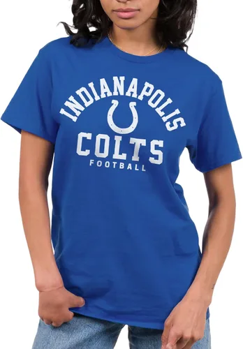 Miniatura 2 de Junk Food NFL - Camiseta unisex para adultos con logotipo de equipo clásico de la NFL Azul