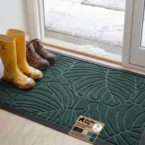 Miniatura 29 de Gorilla Grip - Tapete WeatherMax todoterreno 100% impermeable, caucho natural, resistente a manchas y decoloración, perfil bajo, interior y Grafito