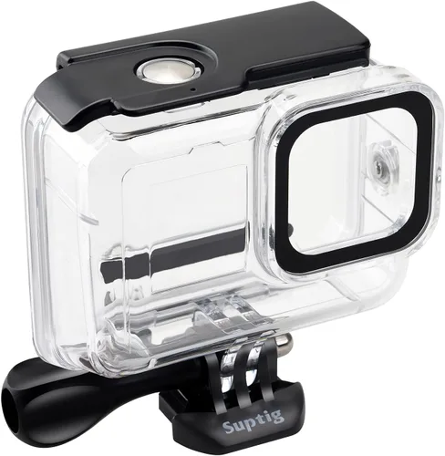 Miniatura 6 de Suptig Carcasa protectora impermeable para GoPro Hero 12/Hero 11/Hero 10/Hero 9 Negro Impermeable 164F