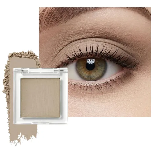 Miniatura 20 de Sombra de ojos mate individual, Sombra de ojos blanco hueso, Polvo ligero ultrafino, Sombra de ojos con base de imprimación iluminadora, Alto