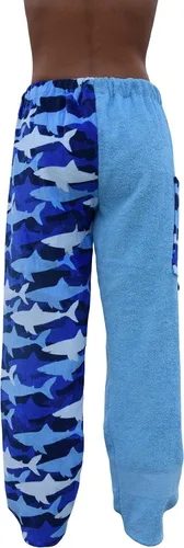 Miniatura 4 de Pantalones de toalla para nadadores - Pantalones de toalla de rizo de algodón - Cobertura de playa - Ropa de resort - Ropa de baño