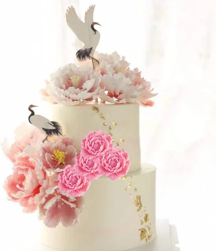 Miniatura 6 de Mujiang 3D peonía flor pastel decoración silicona gelatina azúcar chocolate fondant moldes