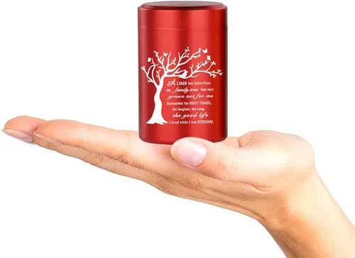 Miniatura 12 de RIPFEVURN Urnas pequeñas para cenizas humanas de 2.75 pulgadas, mini árbol de la vida, urnas de cremación para cenizas, adultos, hembras, hombres