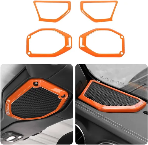 Miniatura 9 de Voodonala Para Wrangler JL JT Altavoz Recorte de audio en la parte superior y una moldura de pilar compatible con Jeep Wrangler 2018-2023 JL JLU