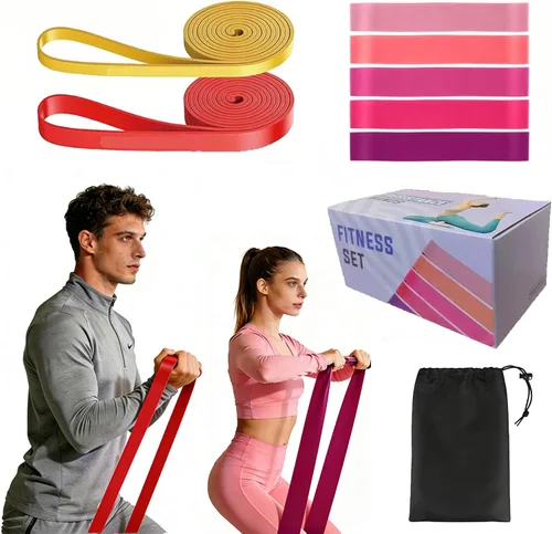 Miniatura 11 de Kit de entrenamiento en casa de pilates Zuluro para mujeres, set de anillo y pelota de pilates Better Me, equipo esencial, con 5 bandas