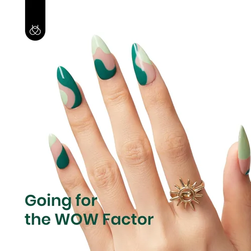 Miniatura 618 de Beetles - Esmalte de uñas de gel marrón – 0.5 onzas líquidas de esmalte de gel marrón oscuro, lámpara LED UV para uñas, regalo de manicura para I
