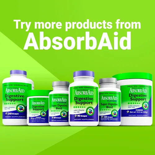 Miniatura 9 de Nature's Sources AbsorbAid - Soporte digestivo - 90 Vcaps