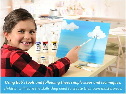 Miniatura 5 de Bob Ross para niños: Lecciones felices en una caja